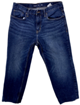 Old Navy Blue Jeans Mens Size 34x26 Loose Dark Wash Built in Flex Denim ... - £11.66 GBP
