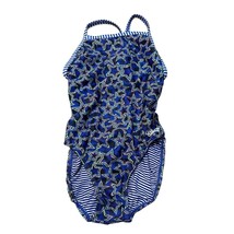 Dolfin Uglies Star Print V-Back One Piece Swimsuit Size 34 New no tags D... - $527.69 MXN