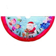 Rudolph the Red Nosed Reindeer and Friends Christmas Tree Skirt 48 Inch RU9201 - $93.99