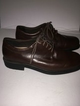 Rockport Mens 10 M Brown Leather Casual Lace Up Oxfords K71225 503002 - $34.90