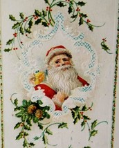 Santa Claus Father Christmas Postcard Fancy Barton &amp; Spooner S. 684 Embossed - £14.92 GBP