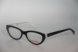 New Mikli By Mikli Ml 1222 C01M BLACK/WHITE Eyeglasses Authentic Rx Frame 51-18 - £40.68 GBP