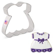 Baby Dress Cookie Cutter | Made In The USA | Ann Clark Cookie Cutters - $5.00