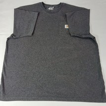 Carhartt K87 CRH Men's Gray Cotton Blend Workwear Short Sleeve T-Shirt Size 2XL image 10