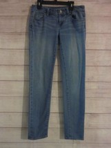 Ann Taylor LOFT Jeans Women&#39;s 0 Blue Denim Relaxed  26 X 28 Light Wash 5 Pockets - £10.27 GBP