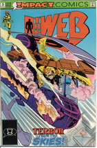 The Web no.3 - Terror From The Skies! 1991 Impact Comics very fine / near mint - £6.38 GBP