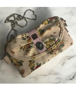 Vintage Y2K Anna Sui Rose Country Ditsy Floral Lined Chain Purse Bag Sma... - $923.28 MXN