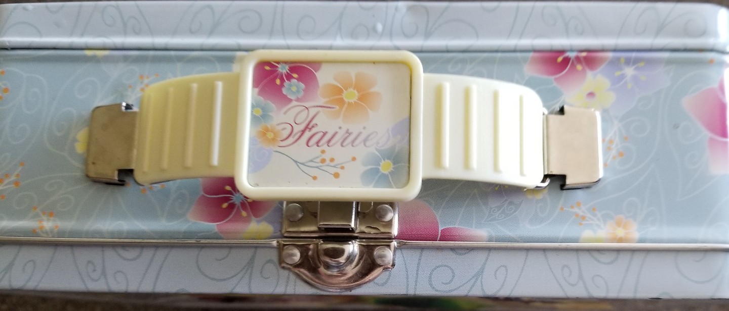 Disney ~ "Tinkerbell" Tin ~ Lunchbox ~ Tote w/Handle ~ 2.75" x 6" x 7.5" Item image 8