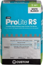 Custom Building Products Prolite White 30lb. Rapid Setting Tile and Stone Mortar - £19.66 GBP