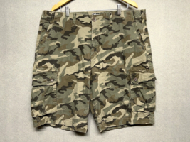 Urban Pipeline Cargo Shorts Mens 40 Green Super Flex Hits at the Knee Camouflage - £15.56 GBP
