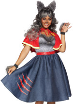 6 PC Teen Wolf  includes fur trimmed swing dress with slash accent  detachable c - £67.93 GBP