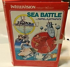 Sea Battle - Intellivision Cartridge Box Manual Tested Complete 1980 - £6.29 GBP