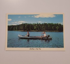 Greetings from Croghan Lewis County NY New York Fishing Landing the Big One Boat - £4.28 GBP
