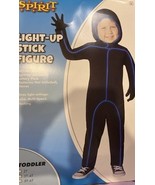 Spirit Halloween Light-Up Stick Figure Costume Toddler 5T-6T NWT - $476.90 MXN