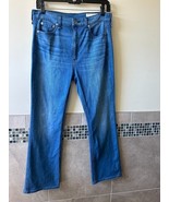 Rag &amp; Bone Cotton Blend Medium Blue Wash Flared Jeans SZ 28 EUC - $1,454.97 MXN