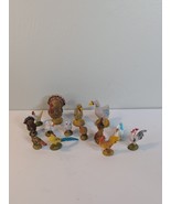 Roman Fontanini Barnyard Birds for 5&quot; Nativity   Italy 1997 - $1,411.25 MXN
