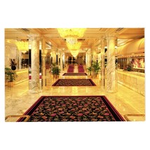 Vintage Postcard Golden Nugget Hotel Casino Entrance Lobby Las Vegas Nevada - £7.58 GBP