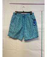 MSRP $70 Nautica Men&#39;s Shell Print 8&quot; Swim Shorts Blue Size Small - $609.91 MXN