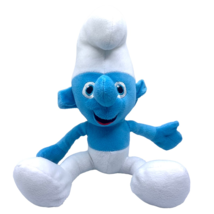 Plush Toy The Smurfs Animation Merchandise Jokey Tailor Boy Blue Eyes Smile - £10.28 GBP