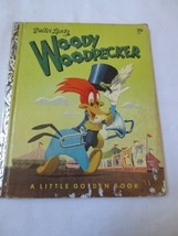 Vtg Little Golden Book Walter Lantz Woody Woodpecker Joins The Circus 1st Printg - £5.50 GBP