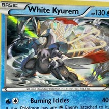 White Kyurem Holo 21/124 Pokemon Card 2016 LP - $4.95