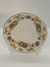 Queen&#39;s / Rosina China Co. Fine Bone China Saucer Made in England happy Birthday - £7.77 GBP
