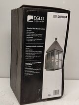 Eglo Creston Creek 14.5" 1-Light Zinc Outdoor Wall Mount Garage Lantern ... - $42.73