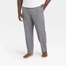 Men&#39;s Big Tall Soft Stretch Tapered Joggers Pants All in Motion Heather Gray 3XL - £9.30 GBP