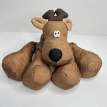 Rodney the Reindeer Plush Nylon Hallmark Christmas Floppy Stuffed Animal 6&quot;x16&quot; - £13.58 GBP