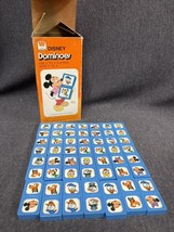 Vintage 1976 Disney Mickey Mouse Dominoes Complete - £14.12 GBP