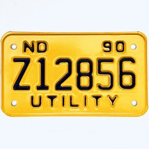 1990 United States North Dakota Utility Special License Plate Z12856 - $18.91 CAD
