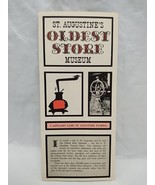 Vintage St. Augustine&#39;s Oldest Store Museum Map Location Brochure - $184.69 MXN