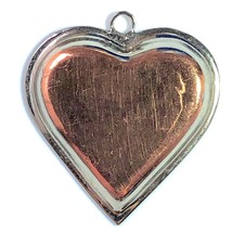 Dollhouse Miniature Heart Shaped Copper Mold Wall Display With Hook - $8.89