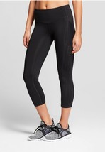 Women&#39;s Training High-Waisted Laser Cut Capri Leggings 22&quot;- C9 Champion XS NWT - £10.98 GBP