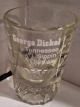George Dickel Shot Glass Tennessee Sipping Whiskey 1 2 3 Sips Measuremen... - £8.14 GBP