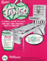 Tango Arcade Flyer 1966 United Original NOS Shuffle Alley Bowling Game 8.5&quot; x11&quot; - £21.30 GBP
