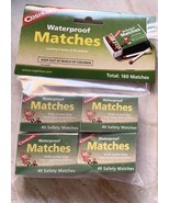 Coghlans Waterproof Matches. 4 Boxes / 160 Matches. Free First Class Shi... - $149.39 MXN