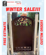 Custom Size| Stylish Art Design| Pedestrian Metal Fence| Gate For Home S... - $1,118.90 CAD