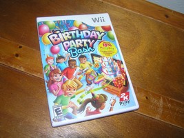 Used Wii Birthday Party Bash Video Game – Very Good Condition – - £5.06 GBP