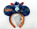 Disney Parks Disneyland Paris Stitch Minnie Mouse Ears Headband Plush NW... - £38.69 GBP