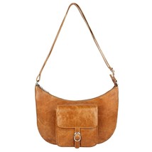 Women&#39;s Genuine Leather Handbag Sling Bag Cross body Vintage finish Leather Tan - £79.91 GBP