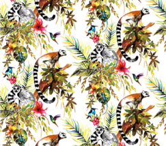 Masoala Multicolour Lemur Smooth Wallpaper A4 Samples - £2.78 GBP