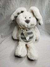 Dan Dee Collectors Choice Plush Bunny Rabbit Grey White Stripe Paws  12&quot; - £14.24 GBP
