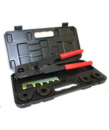 5 in 1 Pex Crimper Kit 3/8&quot; 1/2&quot; 5/8&quot; 3/4&quot; 1&quot; Crimping Plumbing Copper R... - $58.89