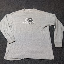 Vintage Dogfish Shirt Adult Large Gray Long Sleeve Graphic 90s Crew Neck... - $27.77