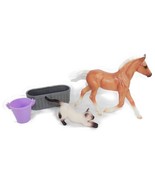 2014 Breyer Pet Groomer Classics Haflinger Foal Palomino SIamese Cat Pet... - $16.99