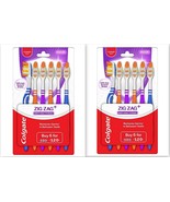 2 x Colgate ZigZag Toothbrush Pack of 6 Toothbrushes Assorted Color New ... - £11.84 GBP