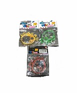 3D Wild Rubber Wrist Bands - Contains 3 pieces in a Packet - $5.13 CAD