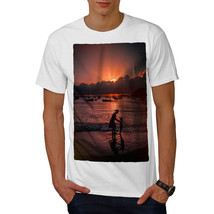 Wellcoda Boat Sea Ocean Nature Ocean Mens T-shirt - £19.38 GBP+