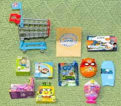 Zuru 5 Surprise Mini Brands Toy Lot Dora Spongebob Shopping Cart Rainbocorns - £3.56 GBP